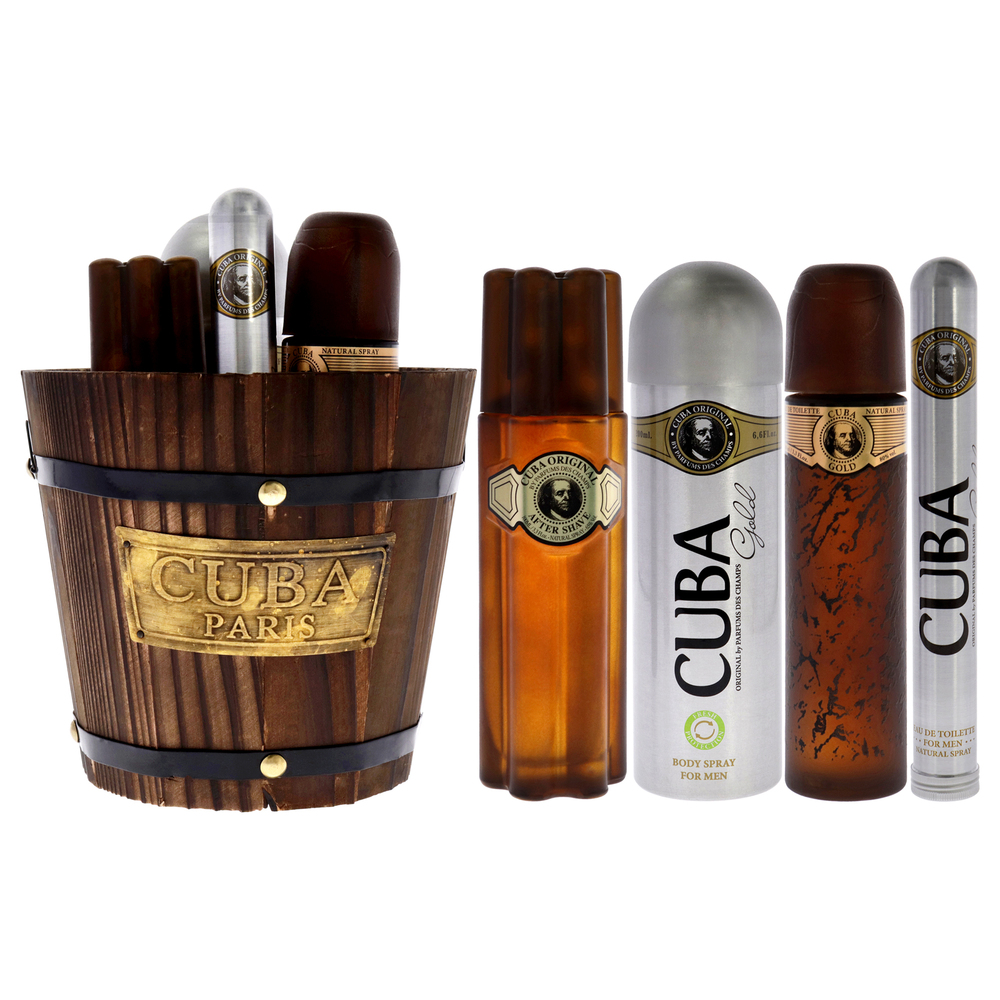 Cuba Gold by Cuba for Men 4 Pc Gift Set